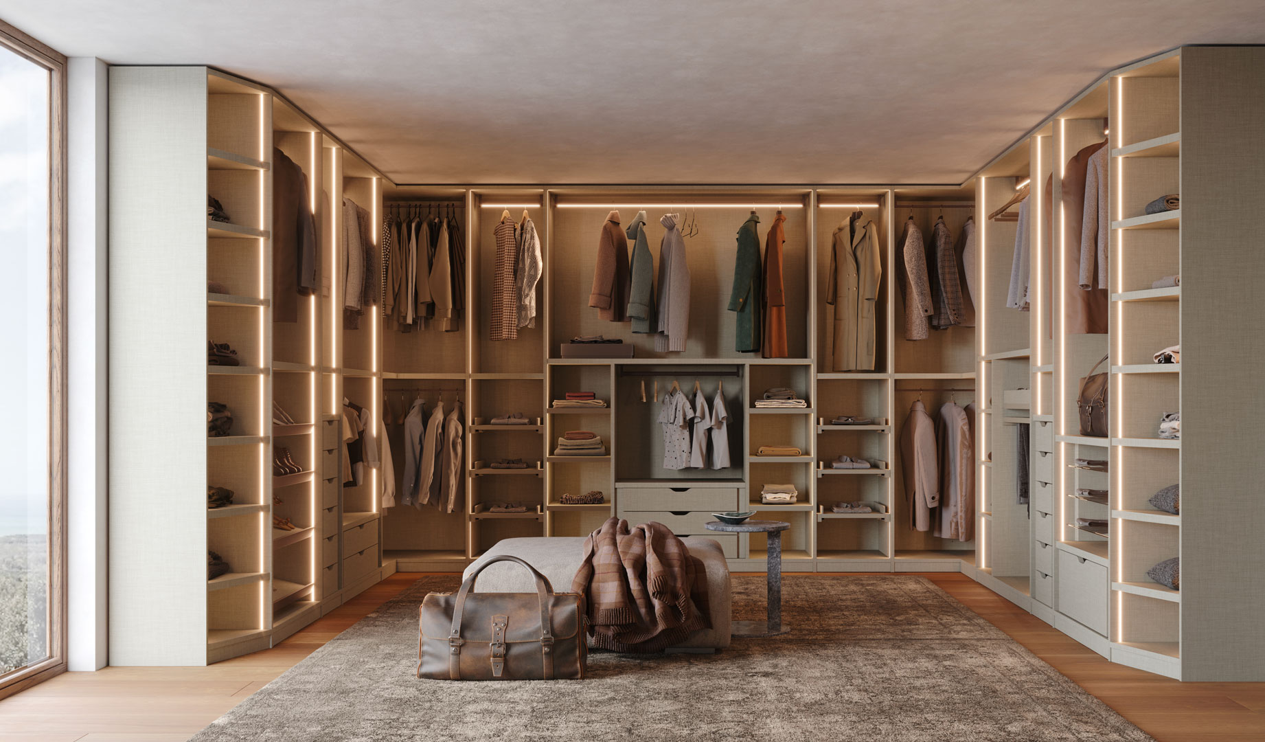 Гардеробные Peasy